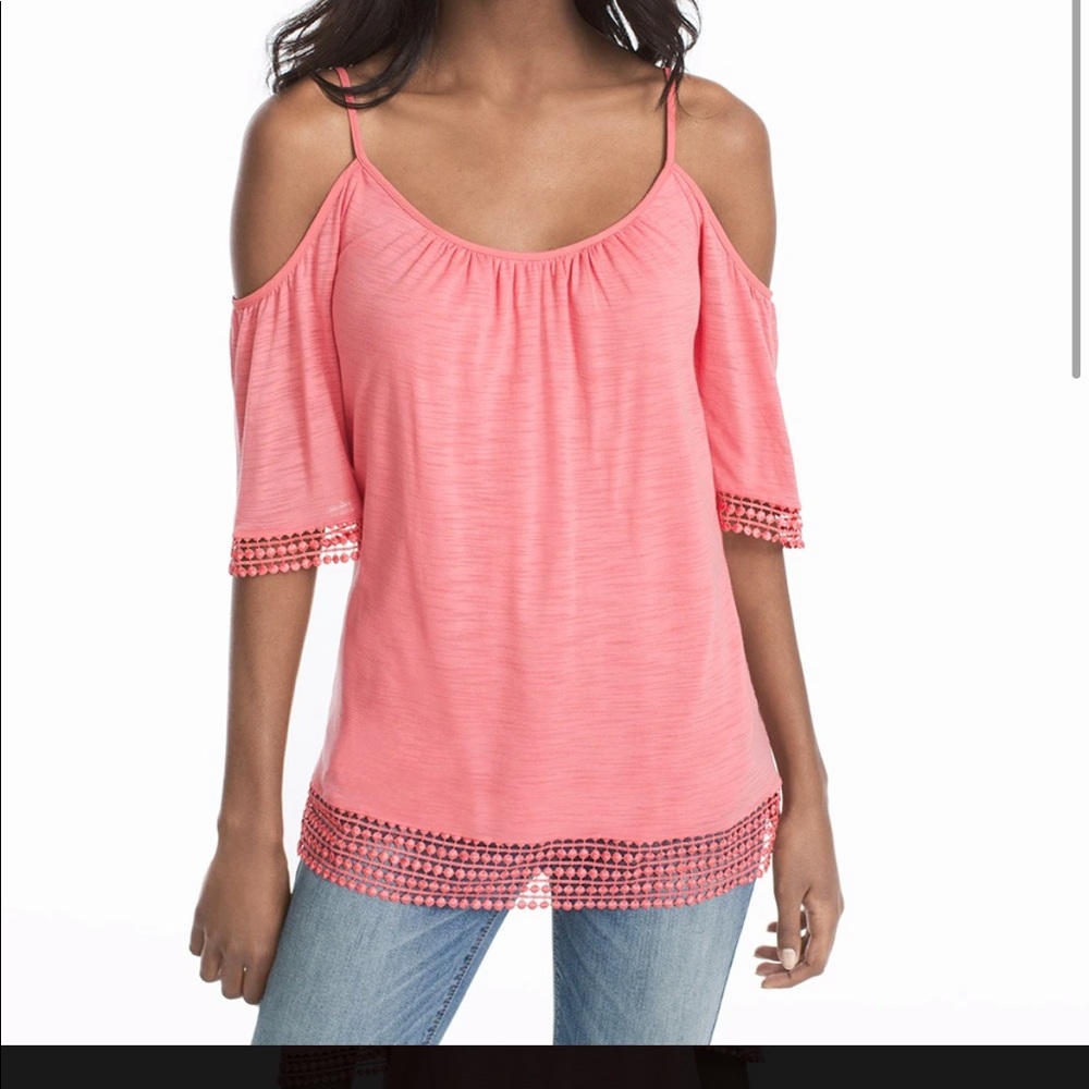 🦋3 for $30🦋 WHBM cold shoulder top